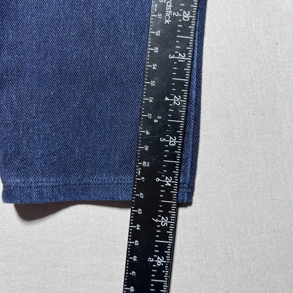 Spanx Ankle Jean-Ish Leggings Womens Large Petite Blue Twilight‎ Rinse Stretch - Picture 15 of 16